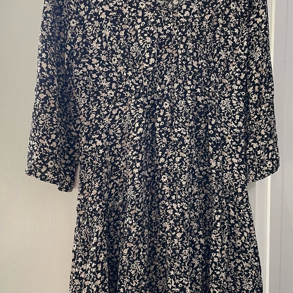 Floral print boho dress Size L
